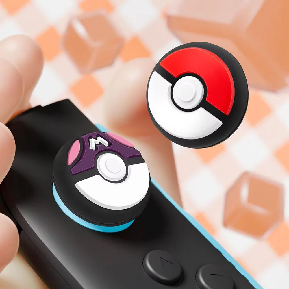 4-Pack Soft Silicone Joystick Thumb Grips for Nintendo Switch 2 Controllers