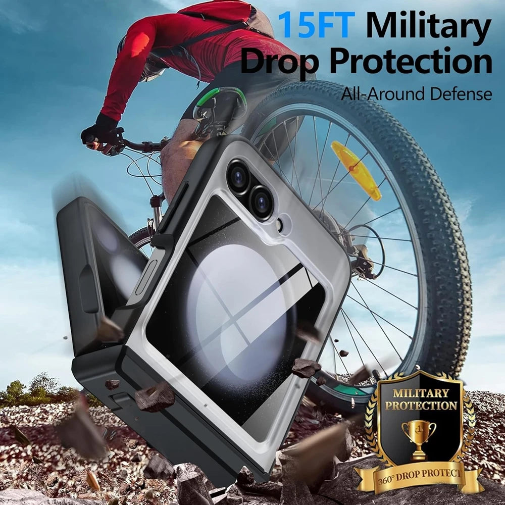 Premium Business Armor Case for Samsung Galaxy Z Flip 6