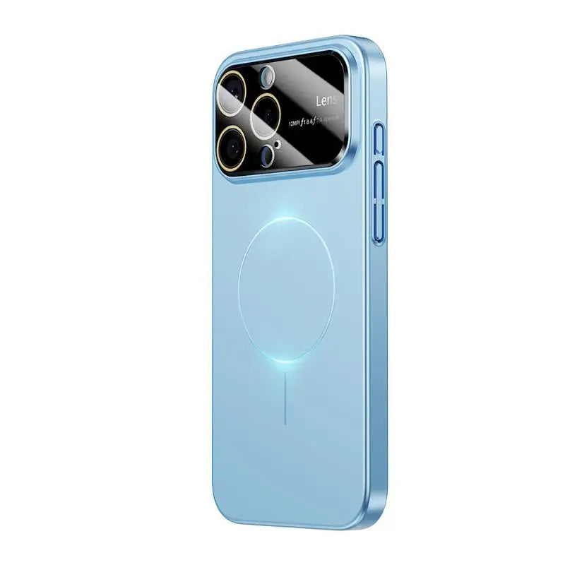 Hard Shell MagSafe Case with Lens Film Window for iPhone 16 Series