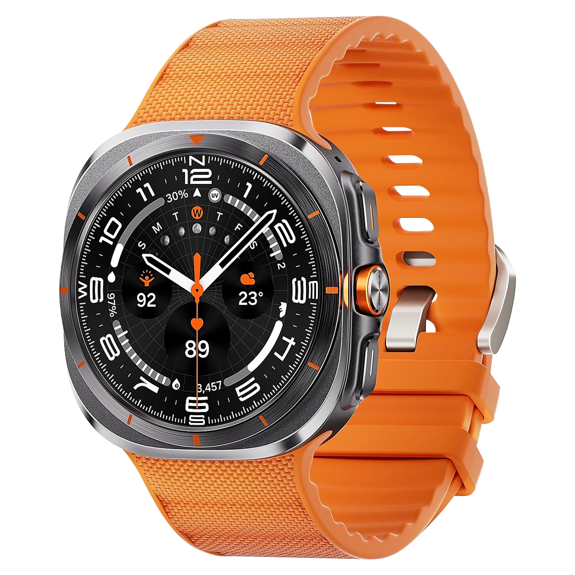 Hybrid Silicone & Nylon Sport Band for Samsung Galaxy Watch Ultra