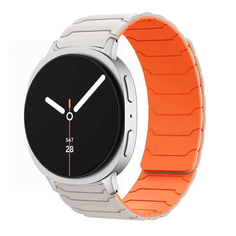 Sport Silicone Band with Magnetic Clasp for Samsung Galaxy Watch 8 / Galaxy Watch 8 Classic