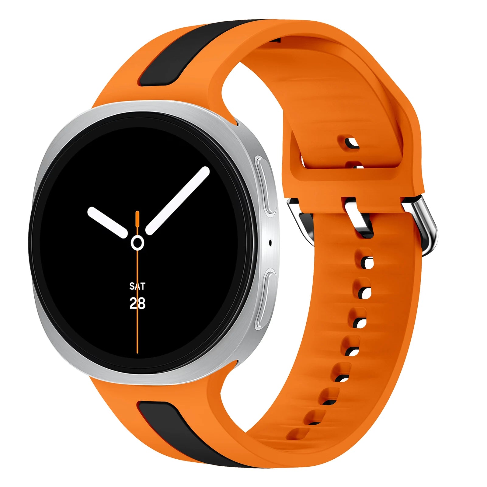 Sport Two-Tone Silicone Band for Samsung Galaxy Watch 8 & Galaxy Watch 8 Classic