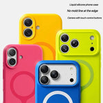 Slim Edge-Free MagSafe Silicone Case for iPhone 17 Series