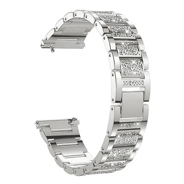 Fashion Shiny Stone Metal Replacement Band for Samsung Galaxy Watch 6 & Galaxy Watch 6 Classic