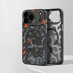 Geometric Graffiti MagSafe Armor Case for iPhone 17 Series