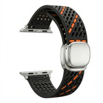 Perforated Silicone Band with Magnetic Buckle for Apple Watch