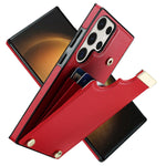 Premium PU Leather Wallet Case with Card Slot for Samsung Galaxy S24 Series