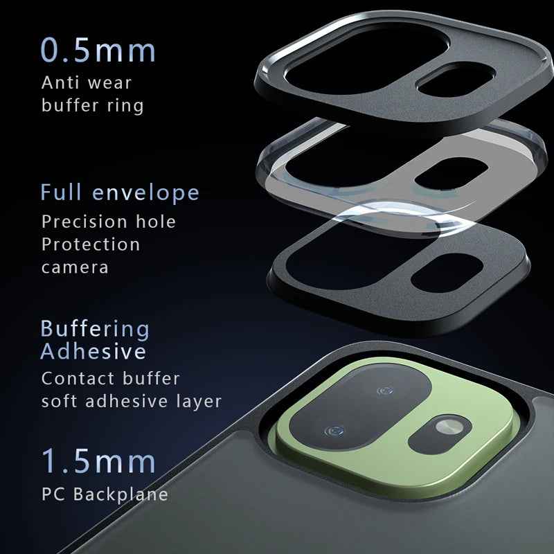 Protective Matte Frosted Case for OnePlus 15T