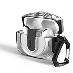 Secure Lock Carbon Fiber Hard Shell Case for AirPods 4