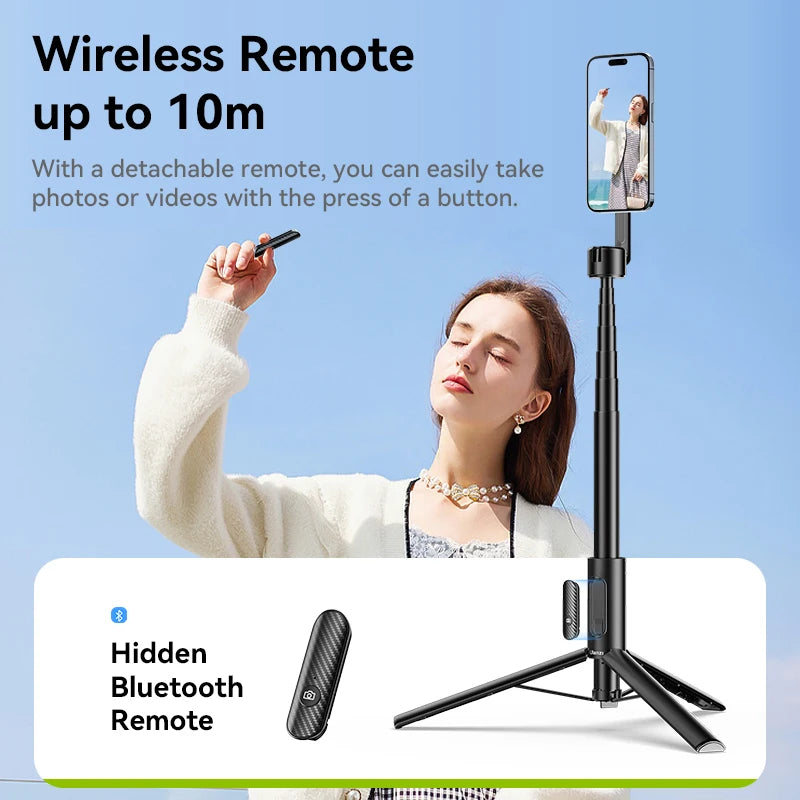 Ulanzi Magnetic Phone Selfie Stick Tripod with Remote