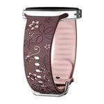 Bauhinia Print Silicone Band for Samsung Galaxy Watch 8 and Galaxy 8 Classic