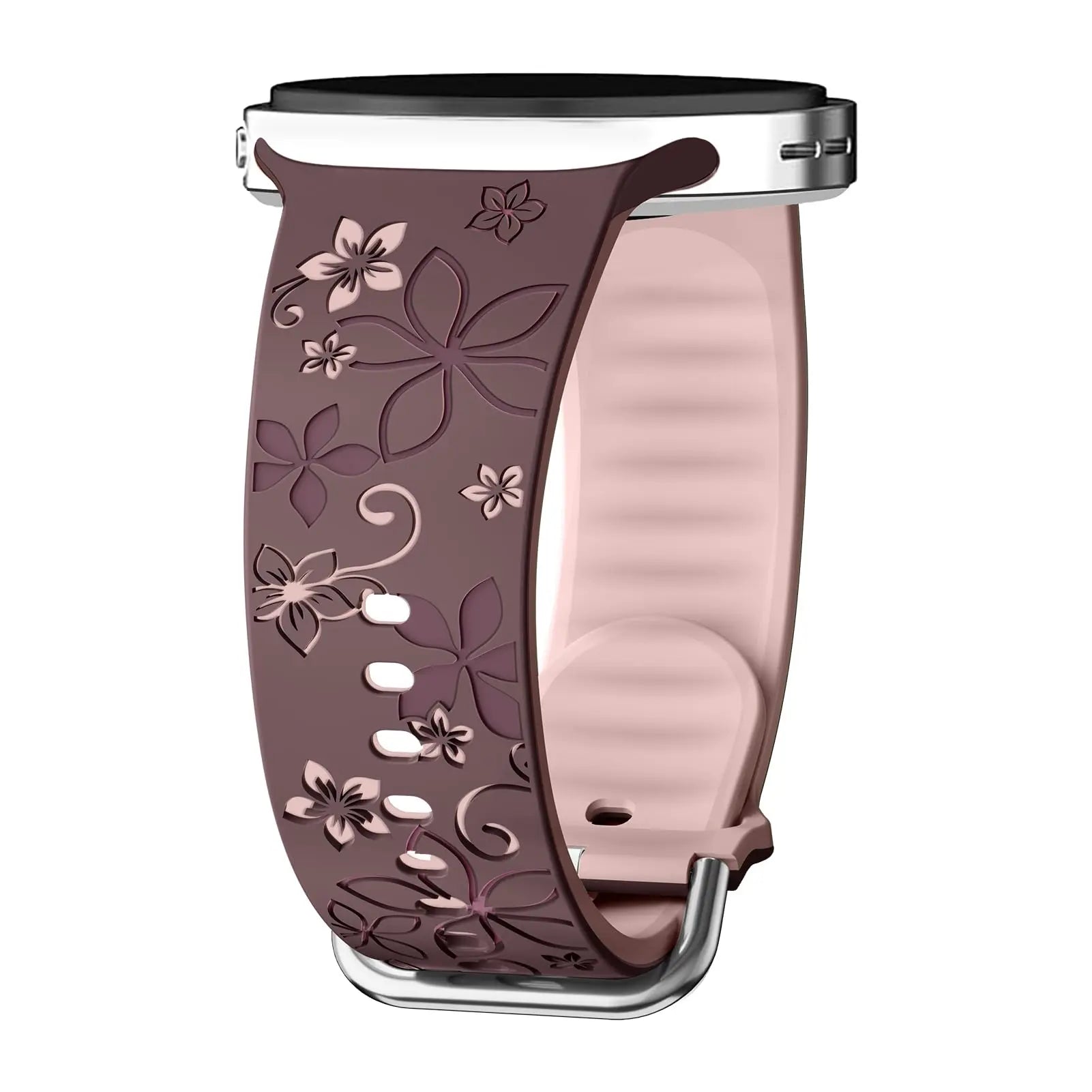 Bauhinia Print Silicone Band for Samsung Galaxy Watch 8 and Galaxy 8 Classic