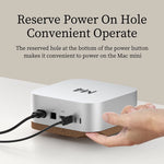 Premium Cork Desktop Stand for Mac Mini M4/M4 Pro (2024)