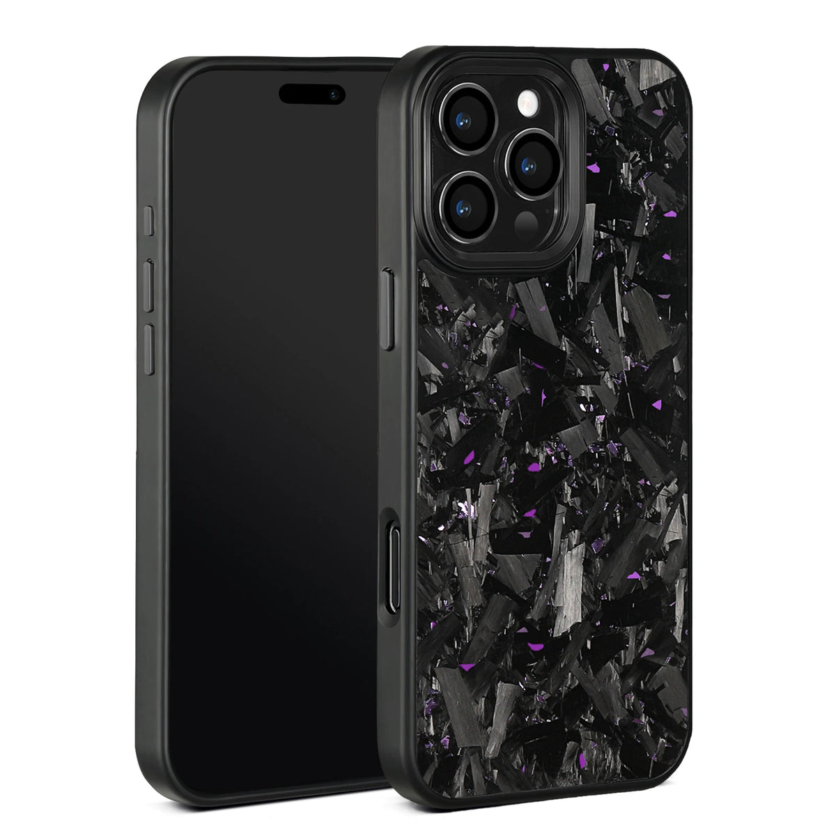 Forged Carbon MagSafe Case with Raised Camera Ring Protection for iPhone 16 Series
