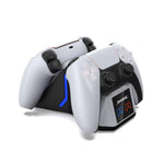 PS5 Dual Controller Charging Dock with LED Indicators