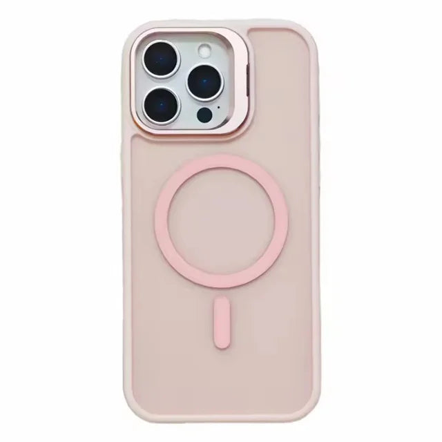 iPhone 16 Series Matte MagSafe Case with Bracket Stand Support