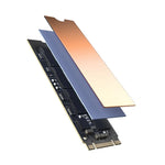 Teucer M.2 2280 Ultra Thin Pure Copper Radiator Cooler for NVMe Solid State Drive