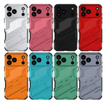 iPhone 17 Series Punk Style Bumper Shield Protective Case with Holder