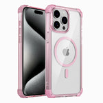 Shockproof Armor Transparent MagSafe Case for iPhone 15 Series