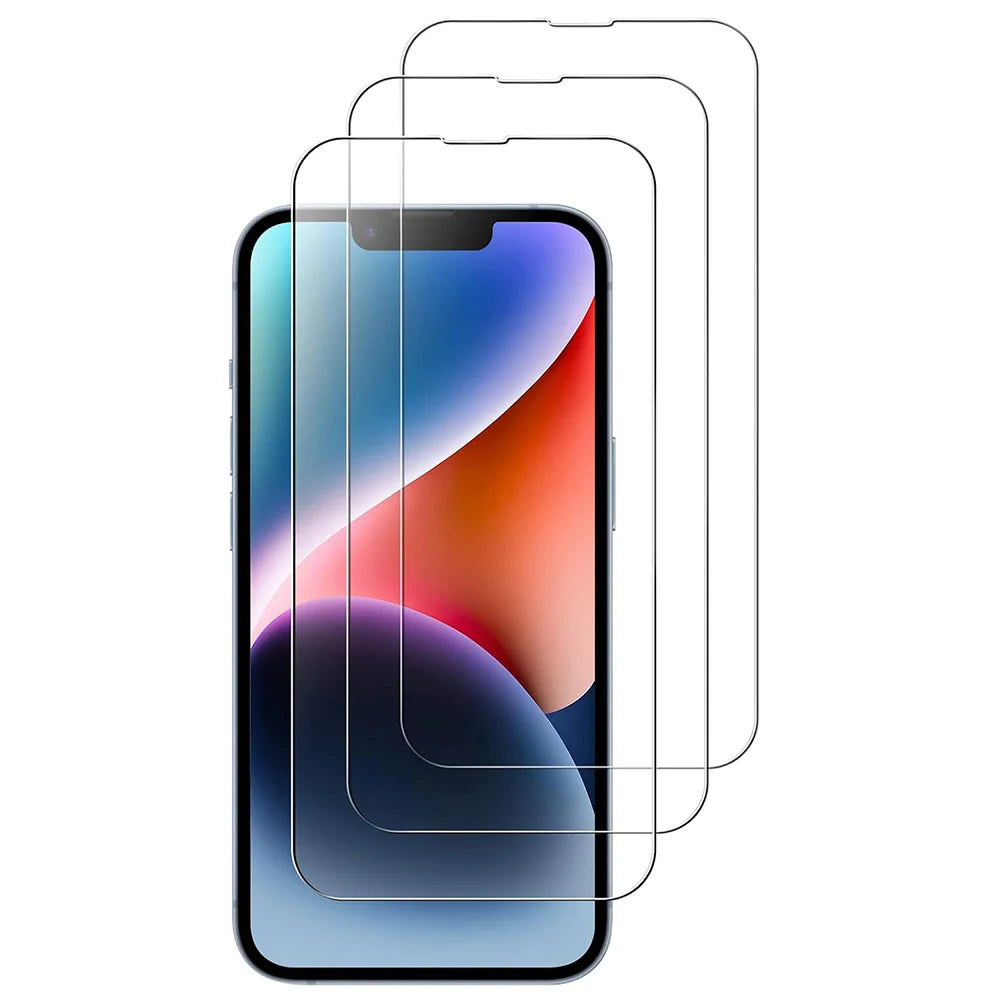 3-Pack 9H Tempered Glass Screen Protectors for iPhone 16e