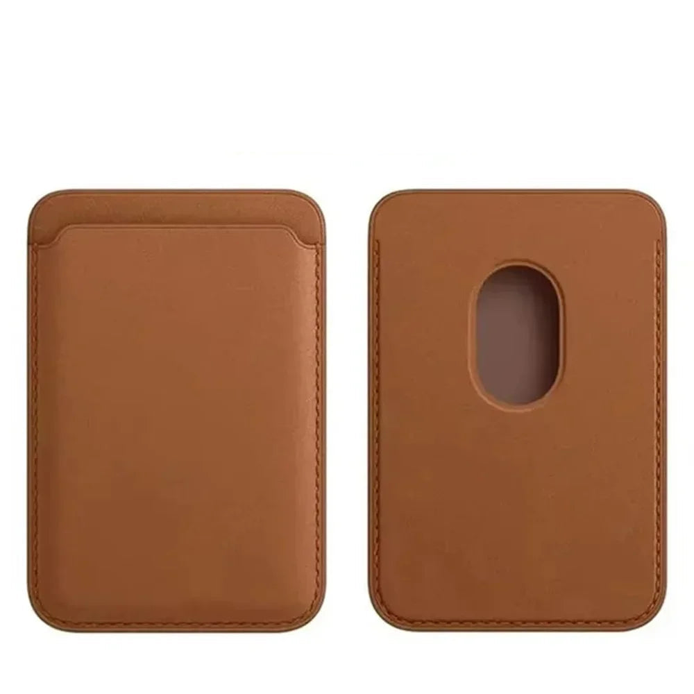 MagSafe-Compatible Luxury Leather Wallet with Card Holder