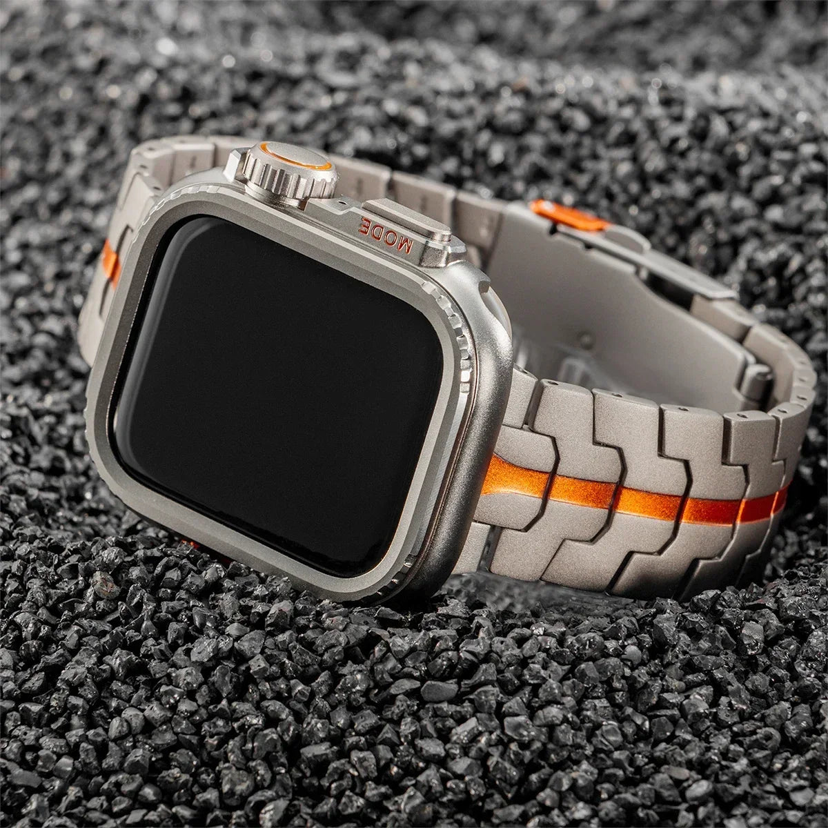 Apple Watch Titanium Band & Protective Metal Case