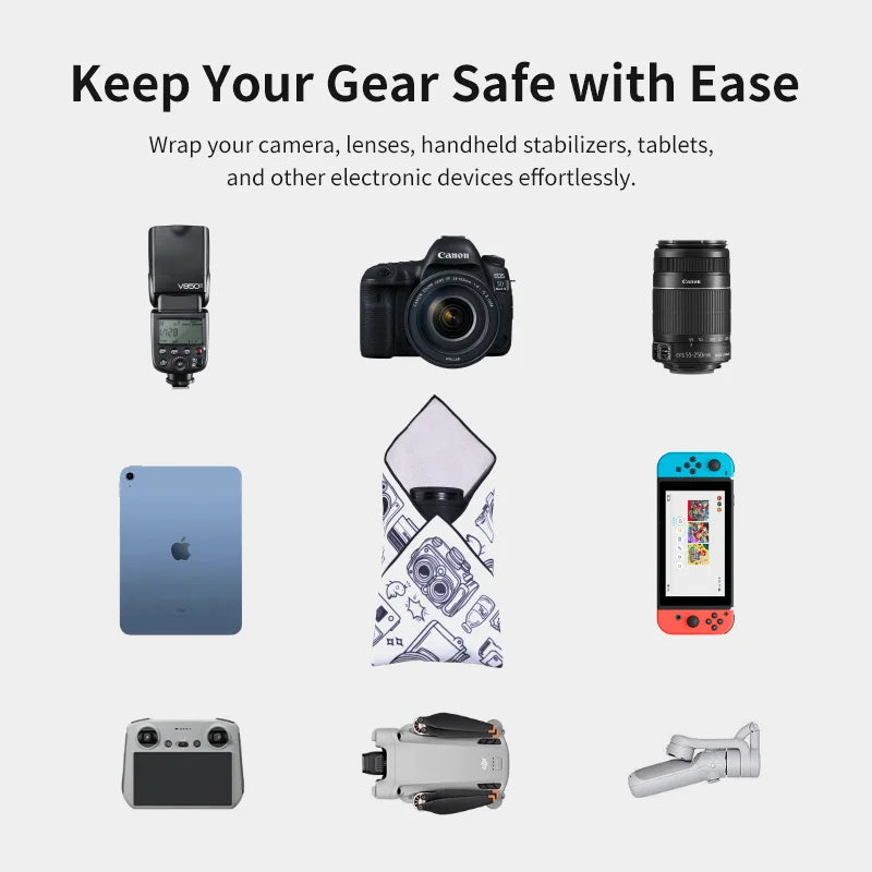 Ulanzi Double-Sided Cleaning Cloth with Protective Wrap