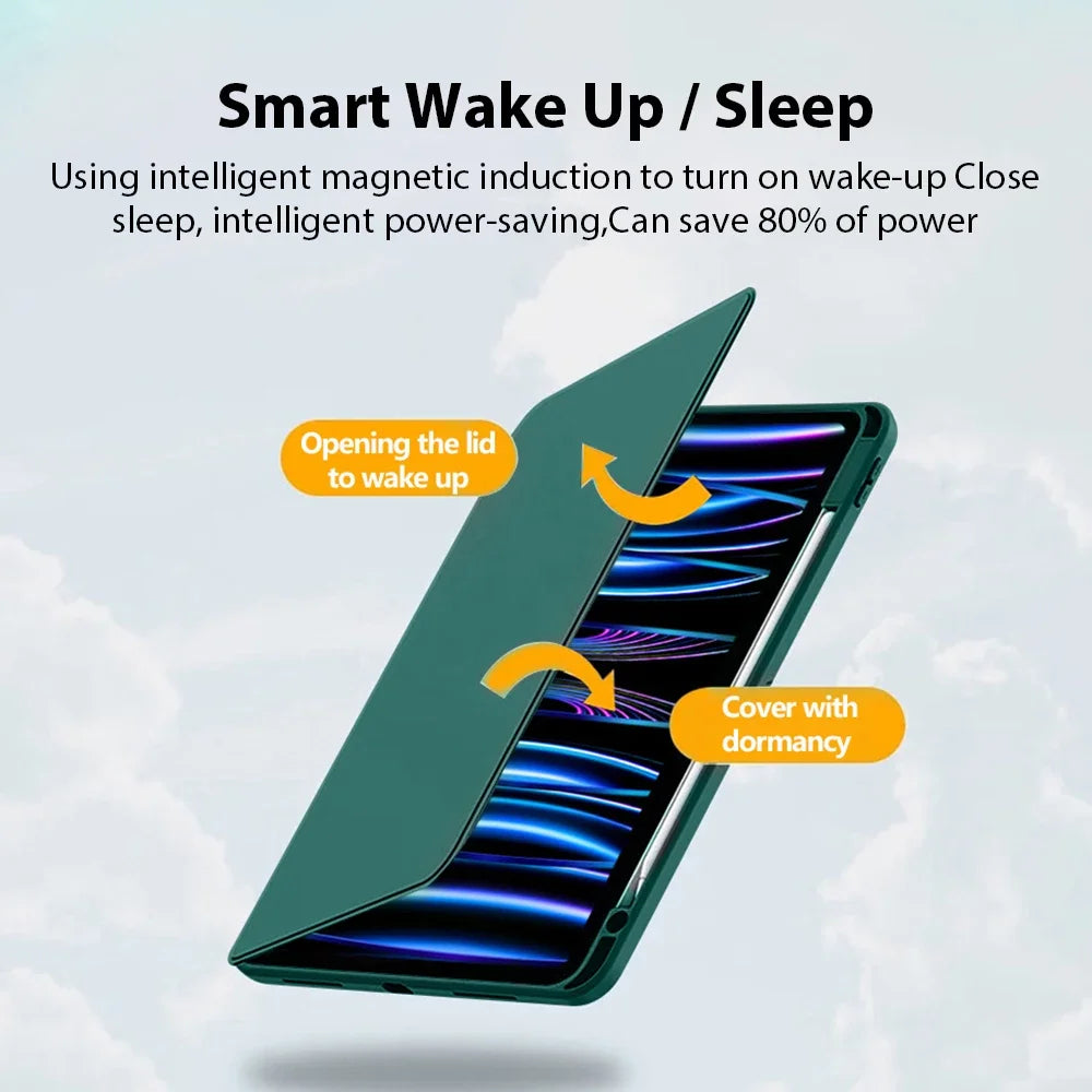 Professional Two-Piece Magnetic Smart Case for iPad Pro M5 (2025)