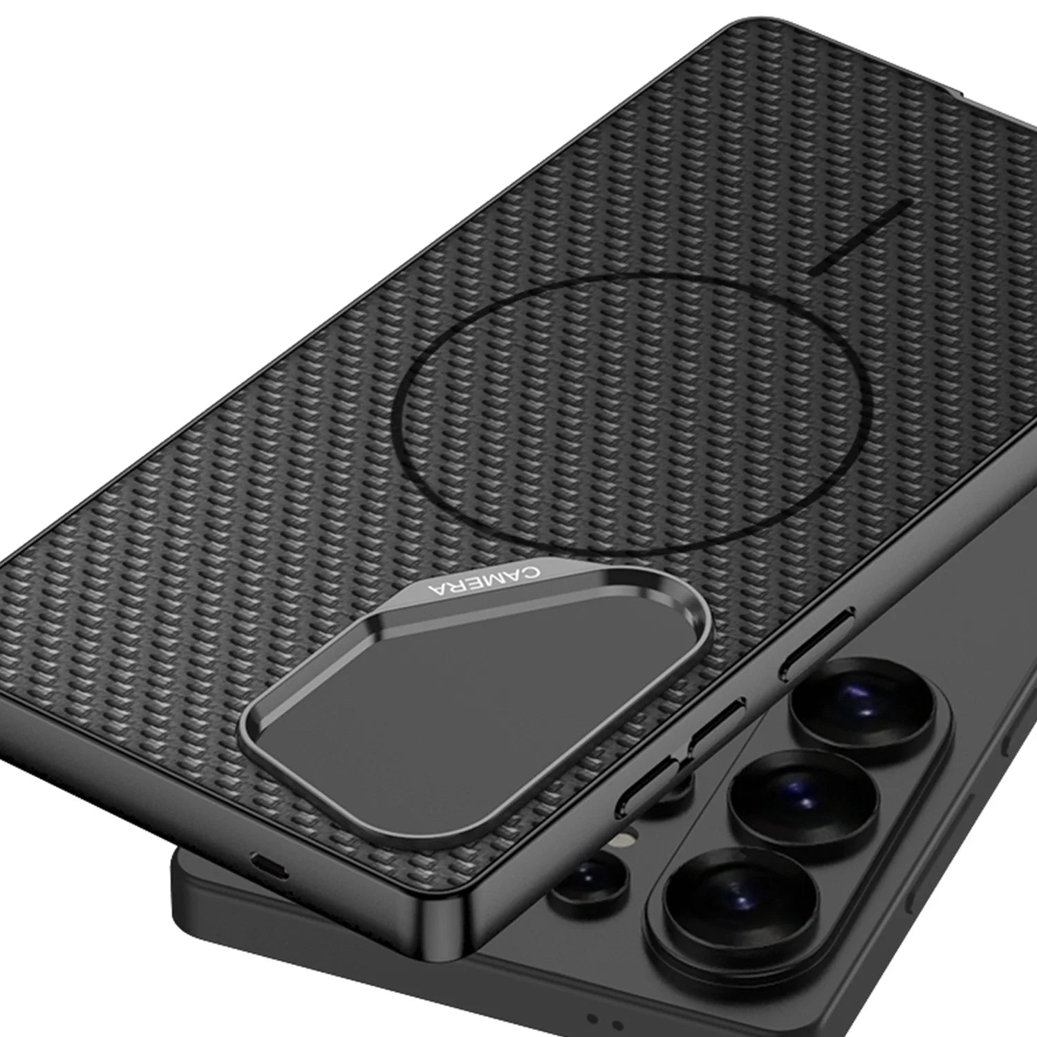 Shockproof PC Frame Leather Case for Samsung Galaxy S26 Ultra