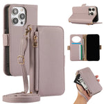 Crossbody Leather Wallet Phone Case with Card Holder for iPhone 16 Series