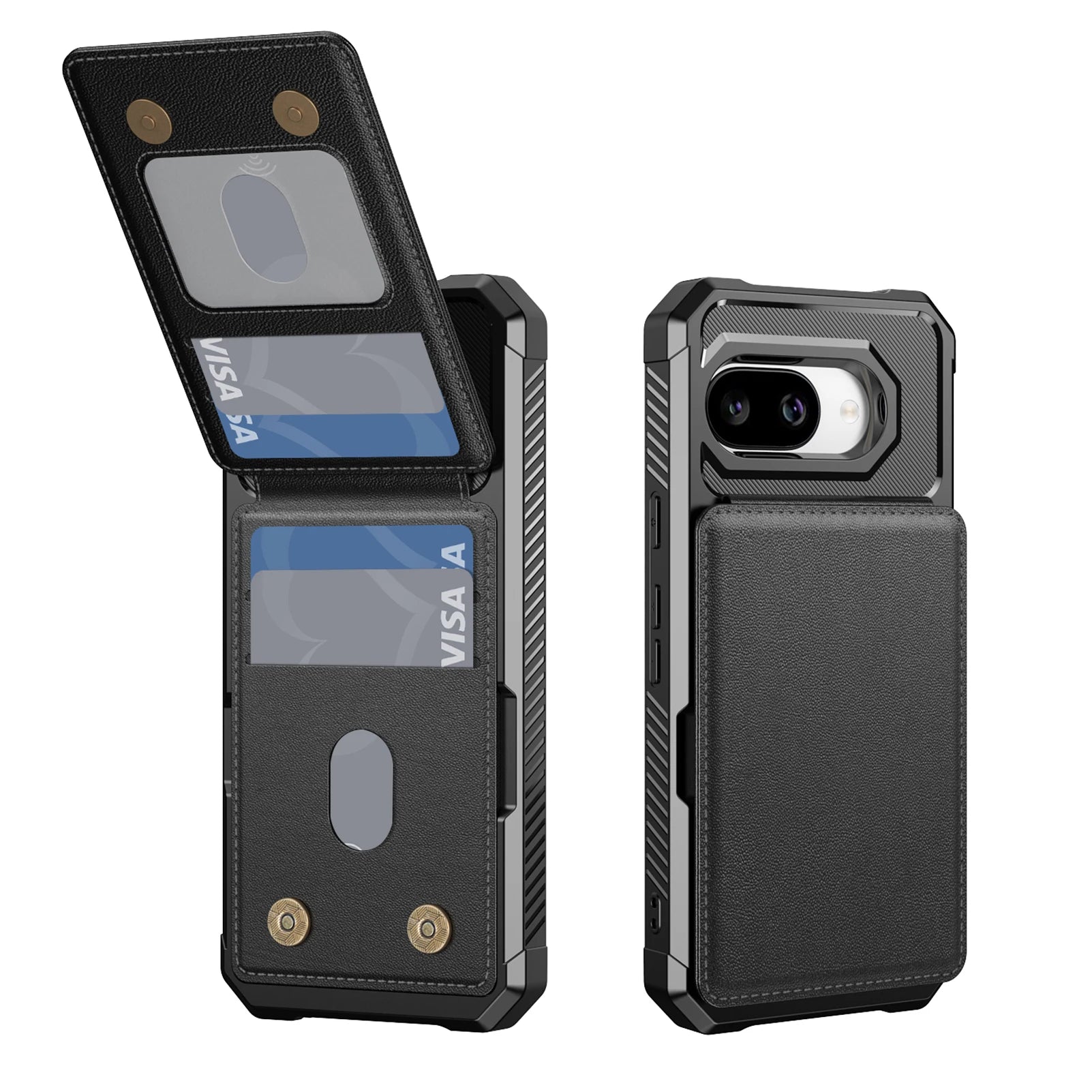 Premium Wallet Case with RFID Protection & Card Holder for Google Pixel 9a