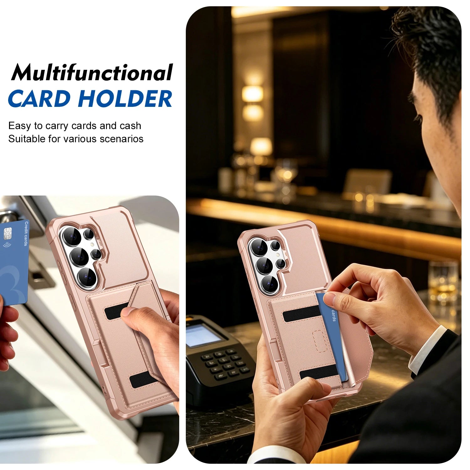 Protective Leather Wallet Case for Samsung Galaxy S26 Series