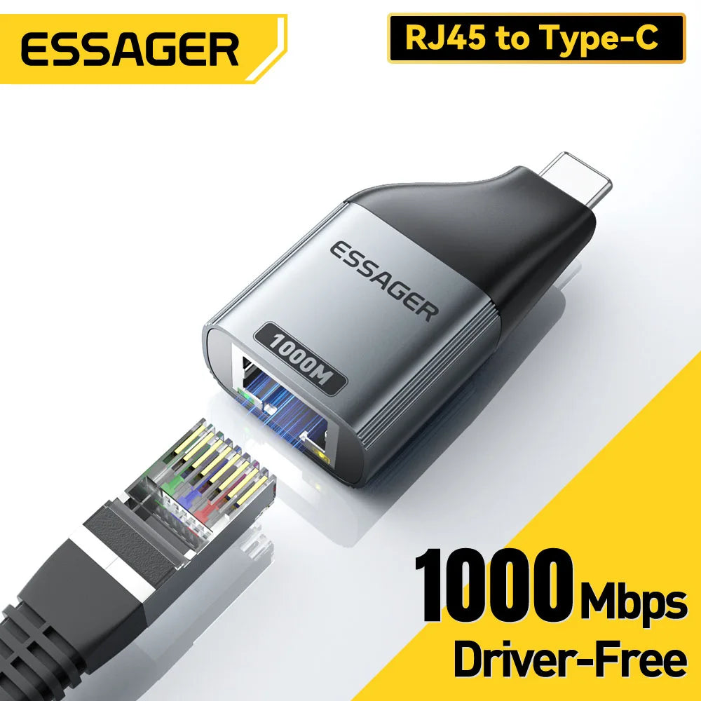 Essager Type-C to Ethernet Adapter