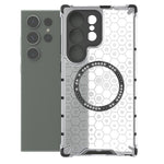 Honeycomb Pattern Magnetic Case for Samsung Galaxy S24 Series