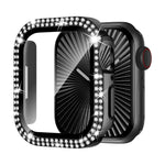 Apple Watch Protective Diamond Bumper Case with Built-in Tempered Glass