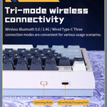 Darmoshark TOP87 Tri-Mode Mechanical Gaming Keyboard