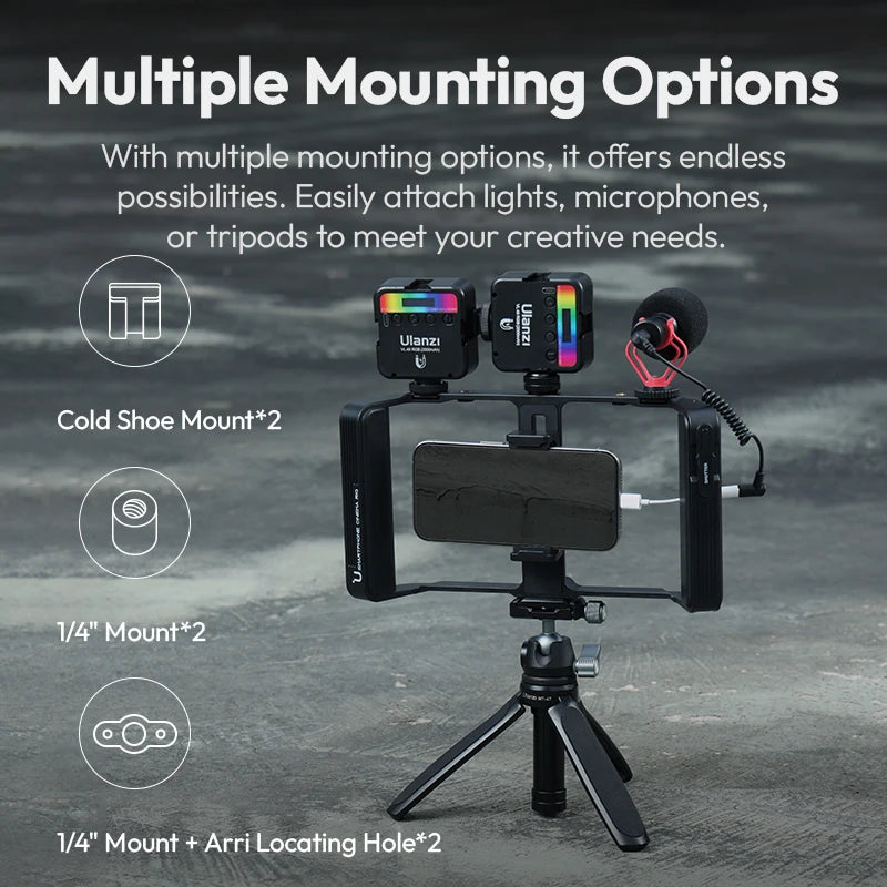 Ulanzi MA05 Video Phone Cage with 10m Bluetooth Remote