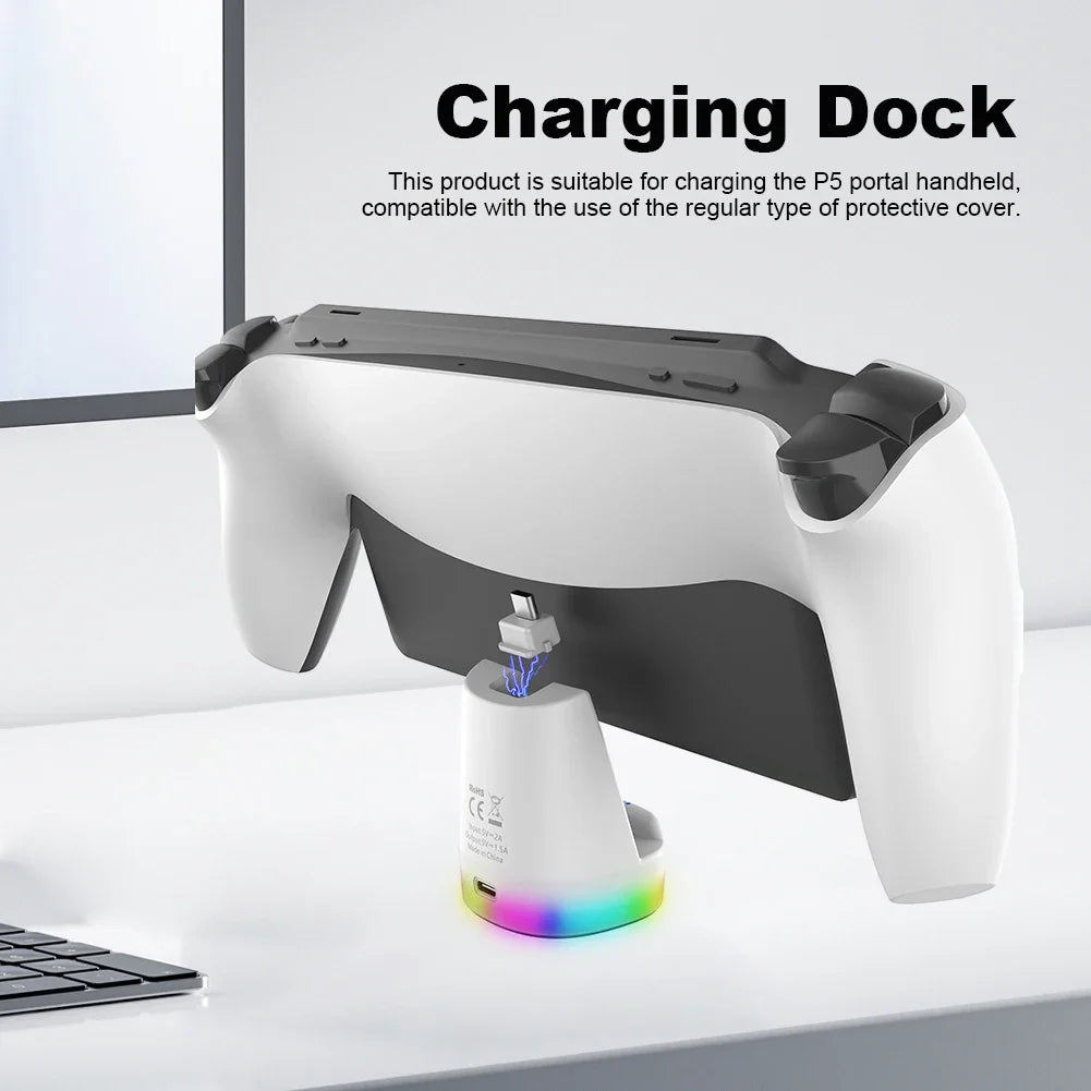 PlayStation Portal Portable Charge Base with RGB Lighting