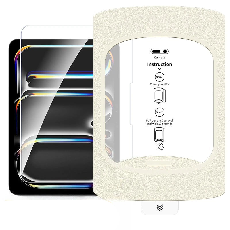 Dust Removal Lever Tempered Glass Screen Protector for iPad Mini 7
