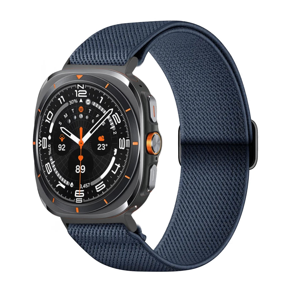 Elastic Nylon Scrunchie Strap for Samsung Galaxy Watch Ultra