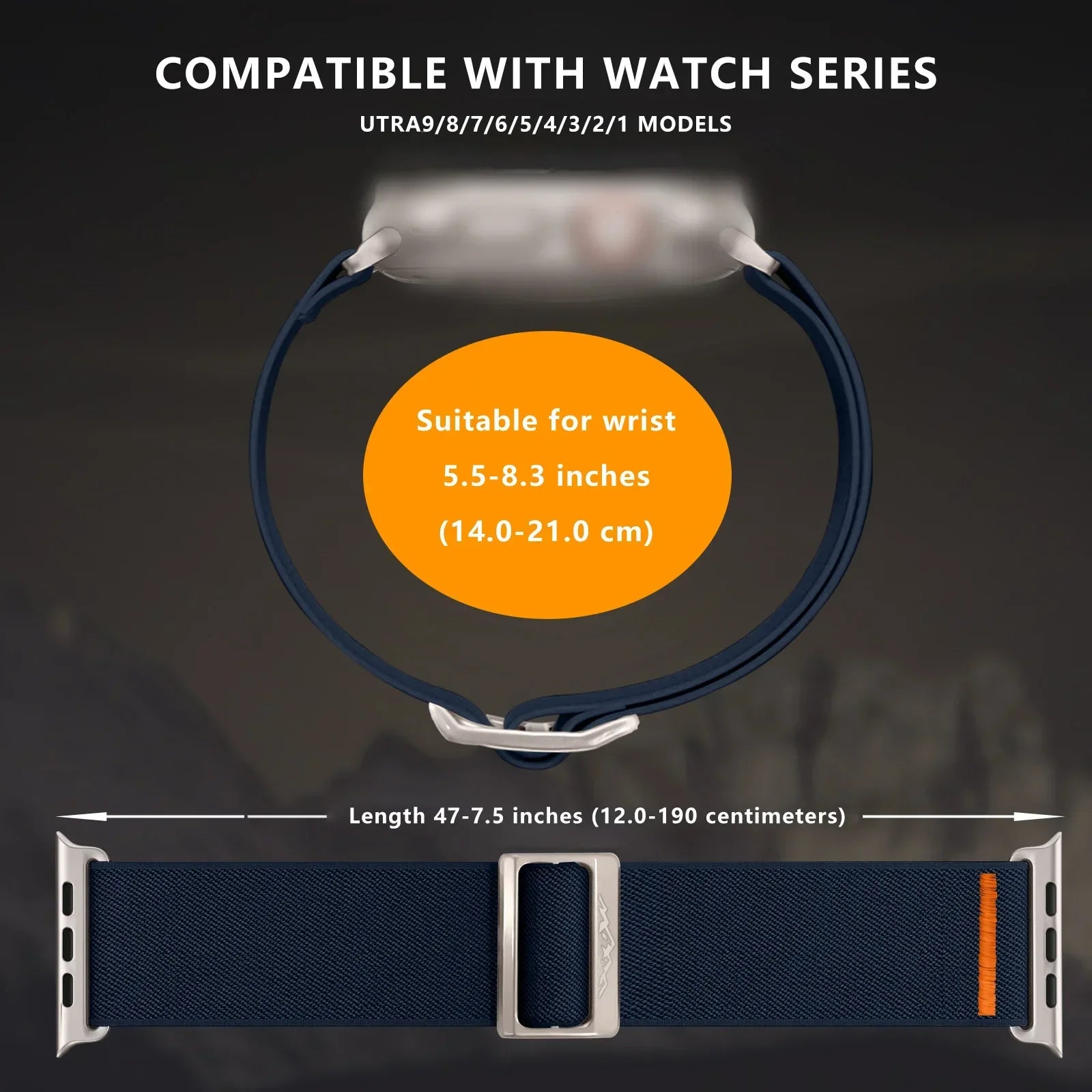 Comfortable Nylon Strap for Apple Watch