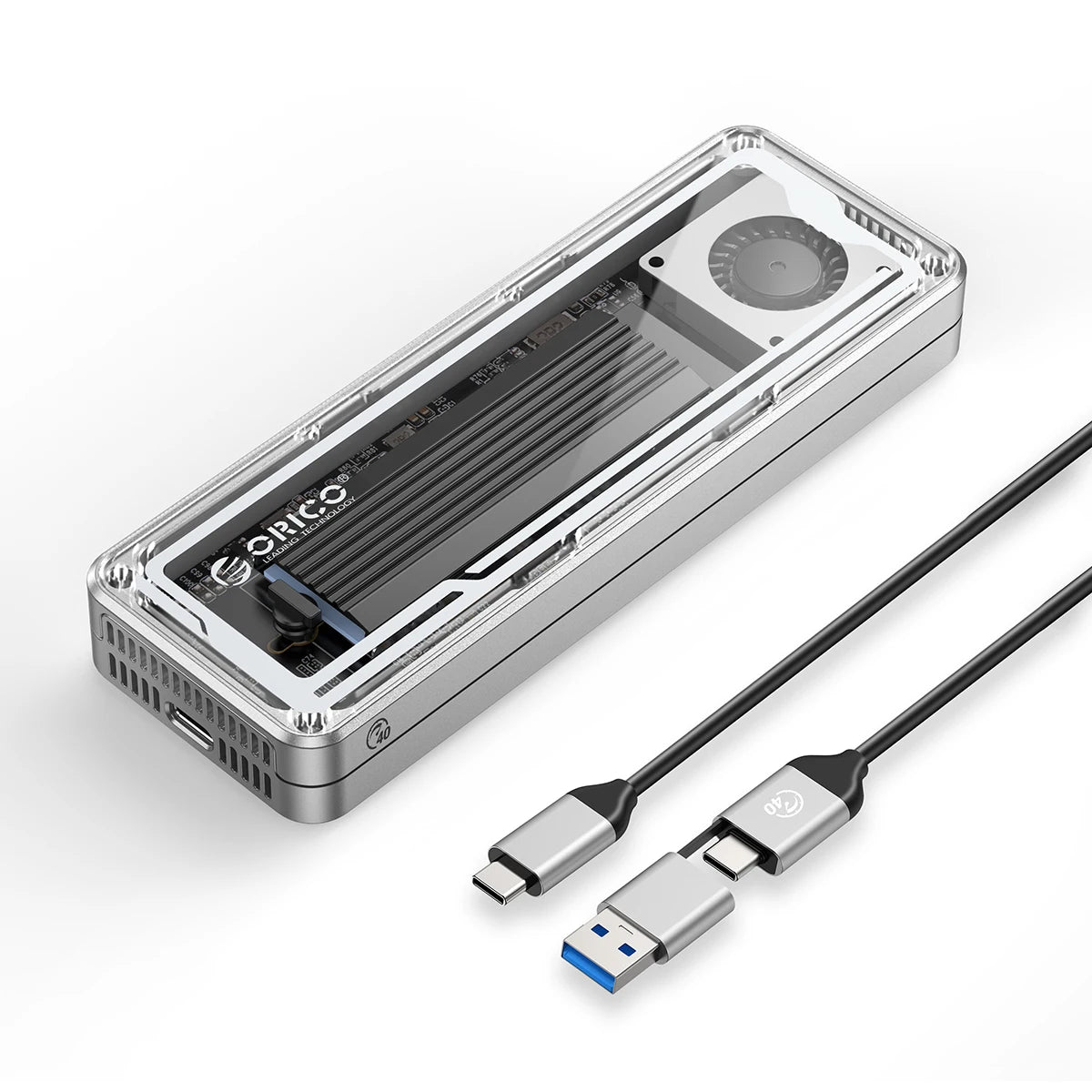 ORICO 40Gbps PCIe 4.0 NVMe M.2 SSD Enclosure