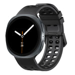 Perforated Silicone Watch Band with Quick-Release Tab for Samsung Galaxy Watch Ultra 2