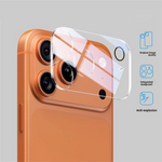 HD Transparent Tempered Glass Camera Lens Protector for iPhone 17 Series