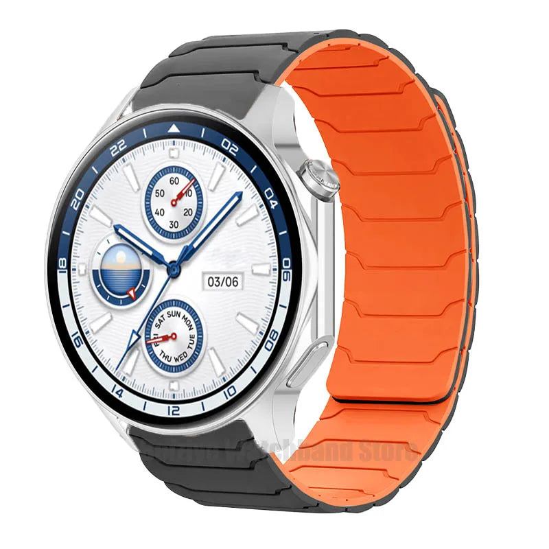 Soft Silica Gel Magnetic Strap for OPPO Watch X2