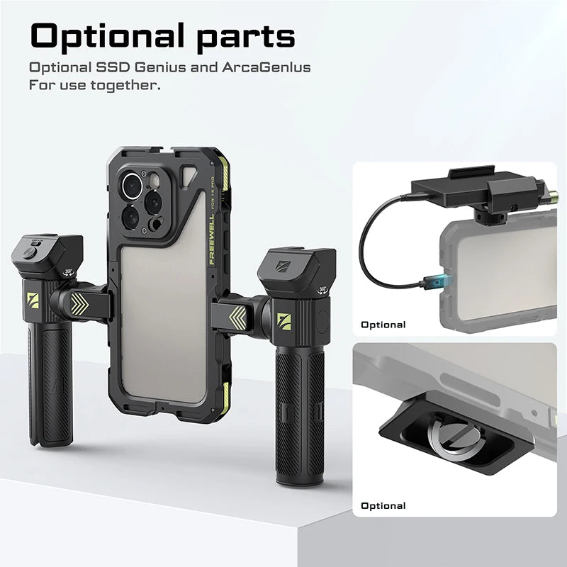Freewell Multifunction Genius Rig Cage Basic Kit for iPhone 15 Pro Max