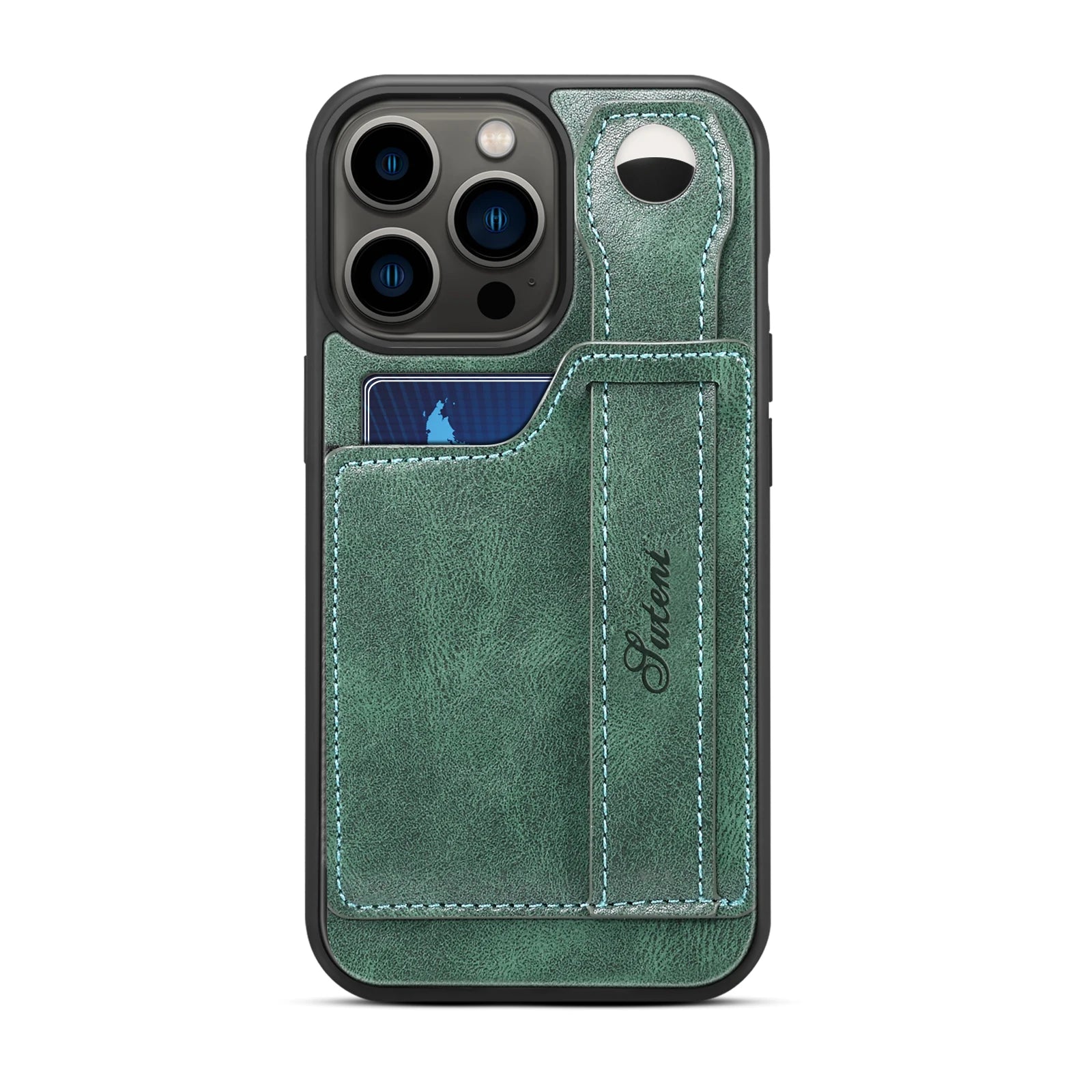 Premium Leather Wallet Case with Card Slot for iPhone 15 Series