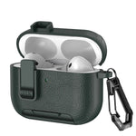 Premium Leather Protective Case with Secure Lock for AirPods Pro 3