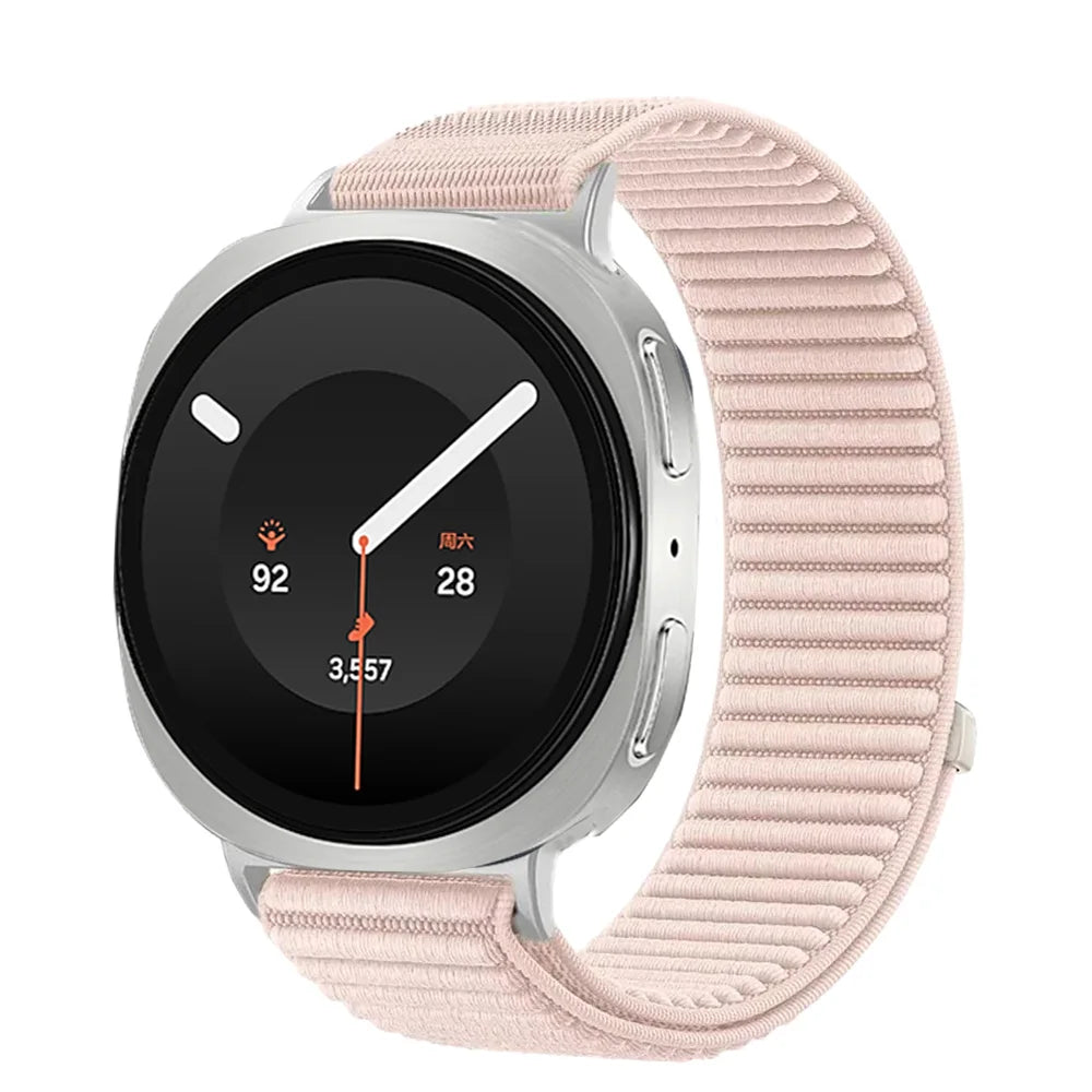 Breathable Braided Nylon Watch Band with Velcro Closure for Samsung Galaxy Watch 9