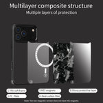 Carbon Fiber MagSafe Case with Metal Camera Ring for iPhone 17 Series